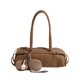 thumbnail image 1 of Bolso Pequeño Boston Mano Hombro para Mujer Cierre Cuero PU Con Bolsillo Interior Hobo Sólido Viajes, 1 of 9