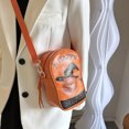 thumbnail image 2 of Bolso Hombro Bandolera Pequeño PU Halloween Calabaza Hobo Gran Capacidad, 2 of 9
