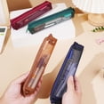 thumbnail image 2 of Clear Mesh Pencil Case See Through Pencil Bag Light Weight Pen Pouches Pencil Organizers Bag Travel Cosmetics Bag, 2 of 11