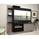 thumbnail image 1 of Mueble de Tv 55" MADIK con Repisas y Puertas color tabaco/blanco Modelo L2473.0004, 1 of 4