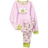 Fruit of the Loom - Girls' 2-Piece Frog Thermal Underwear