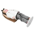 thumbnail image 3 of Mini Muñeca Cerámica, Soporte Decorativo Estable de porcelana Miniatura People Diy Accesorio Movible Movible Tóxico Free Free Para 1/12 Escala Muñeca, 3 of 7