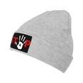thumbnail image 1 of ZICANCN Bonnet Tricoté Hat-Stop Gesture Bonnet d'Hiver Doux Chaud Classique pour Hommes Femmes Stop Main Doigt, 1 of 6
