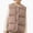 Khaki, variant on Afuyipoi Kids Button Down Quilted Jacket Sleeveless Puffer Winter Warm Gilet Size 2-10 Khaki Size 2T