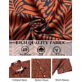thumbnail image 4 of COOFANDY Tropical Shirt for Men Hawaiian Short Sleeve Casual Button Down Vacation Shirt, 4 of 6