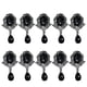 thumbnail image 1 of Minnieouse 10 Unids Mujeres Flor Pin Breastpin Decoración Moda Broches Joyería Femenina para Citas Fiesta Presente Joyas Adornos Ropa, zapatos y accesorios Miscelánea Negro Minnieouse AP016485-03, 1 of 6