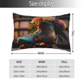 thumbnail image 2 of Sikiie Classic Floral Blue Skate Shoes Pillow Covers, Throw Pillow Case Cushion Covers,Cushion for Bedroom,Couch,Home-14"x20", 2 of 6