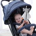 thumbnail image 3 of Baby Security Blanket With Tags Teether Elephant Blanket Soft Baby Blankets For Boys And Girls Baby Stuff For Newborn Toys Snuggle Toy Baby Lovey Dotted Blanket Elephant Soothing Toy, 3 of 4