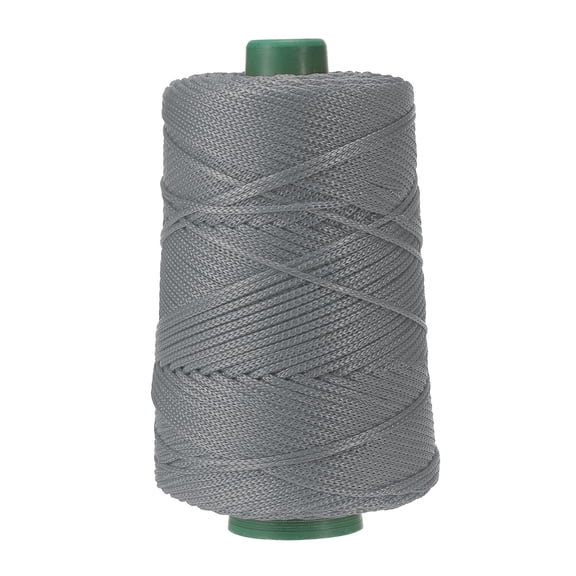 Uxcell Polyester Macrame Cord, 3mm x 219 Yards Polypropylene Cords for DIY Crafts - (Light Grey)