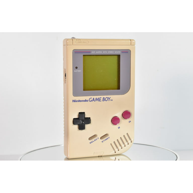 Original Nintendo Game Boy Classic GameBoy Grey - 100% OEM Tested and Cleaned Works Great, Upgraded with Brand New Shell, SUPER RARE -