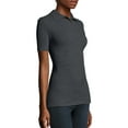 thumbnail image 3 of Hanes Women's X-Temp w/ Fresh IQ Short Sleeve Pique Polo Shirt, 3 of 7