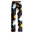 thumbnail image 3 of Satingcolo Halloween Pants for Women Lounge Pajamas Bottom Cute Pjs Fall Active Joggers Halloween Themed Print Pajamas pants, 3 of 8