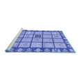 thumbnail image 2 of Ahgly Company Machine Washable Indoor Rectangle Abstract Blue Modern Area Rugs, 5' x 8', 2 of 4