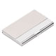 thumbnail image 2 of Portatarjetas de visita Estuche para tarjetas de presentación de acero inoxidable para viajes y suministros de negocios Blanco 701#, 2 of 14