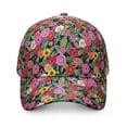 thumbnail image 2 of Floral Watercolor Dad Hat – Artistic Botanical Baseball Cap Featuring Rustic Bloom and Vintage Nature Pattern, Adjustable and Lightweight, 2 of 7