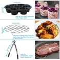 thumbnail image 3 of SHANNA BBQ Tools Air Fryer Accessories with Storage Bag and Gift Bag for All Air Fryers, 3.7QT - 6.8QT, (12Pcs), 3 of 8