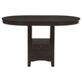 thumbnail image 4 of Lavon 5-piece Oval Counter Height Dining Set Espresso, 4 of 11