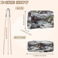 thumbnail image 4 of FORMRS Women Crossbody Purse with Chain Strap Vegan Leather Shoulder Handbag, River and Mountains, 4 of 7