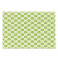 thumbnail image 1 of Lime Green Cutting Board, Nostalgic Polka Dots Style Girlish Vintage Large Circles Rounds Pattern, Decorative Tempered Glass Cutting and Serving Board, Large Size, Apple Green White, by Ambesonne, 1 of 1