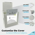 thumbnail image 4 of Enday 2 Inch Binder 3 Ring Binders with Pockets for Home, Office, School Supplies Organization, Gray 6 Pc, 4 of 6