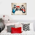 thumbnail image 4 of JEUXUS Video Game Wall Art Decor  Canvas Print Game Room Decor Gaming Picture Painting Teens Gift Vintage Artwork Home Boys Bedroom Dorm College Playrooom  Framed Ready to Hang 20x16in, 4 of 4