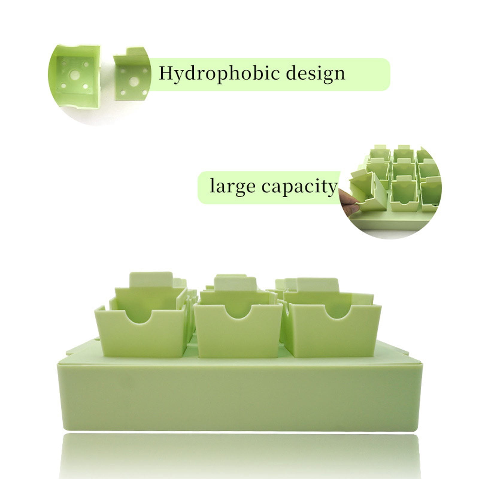 Reusable Seed Starter Tray Set For Outdoor Gardening Metal Grain Entry Organizer 1 Count