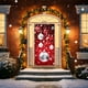 thumbnail image 5 of Navidad Puerta Adornos, Tapa Puerta Colgar, Decoración Fiesta, Terciopelo Doble Uso, Fácil Montaje, Para Salón, Christmas Door Cover Decoration Door Hanging Party Decoration Door Cover Tapestry,, 5 of 9