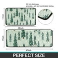 thumbnail image 7 of Light Green Christmas Tree Pattern Kitchen Rugs Sets Of 2,Anti Fatigue Kitchen Mat Rugs Non Slip Washable,Decorative Kitchen Floor Mats for Kitchen,Sink,Laundry,17"X30"+17"X47", 7 of 7