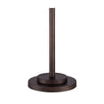 thumbnail image 5 of Possini Euro Design Garth Modern Floor Lamp Standing 63 1/2" Tall Oil Rubbed Bronze Burlap Fabric Drum Shade for Living Room Bedroom Office House Home, 5 of 7