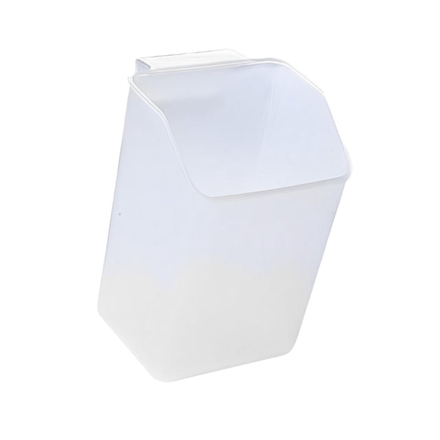 Organizador de puertas de gabinete, caja de almacenamiento para sobre el gabinete, organizador de gabinetes de cocina blanco esmerilado