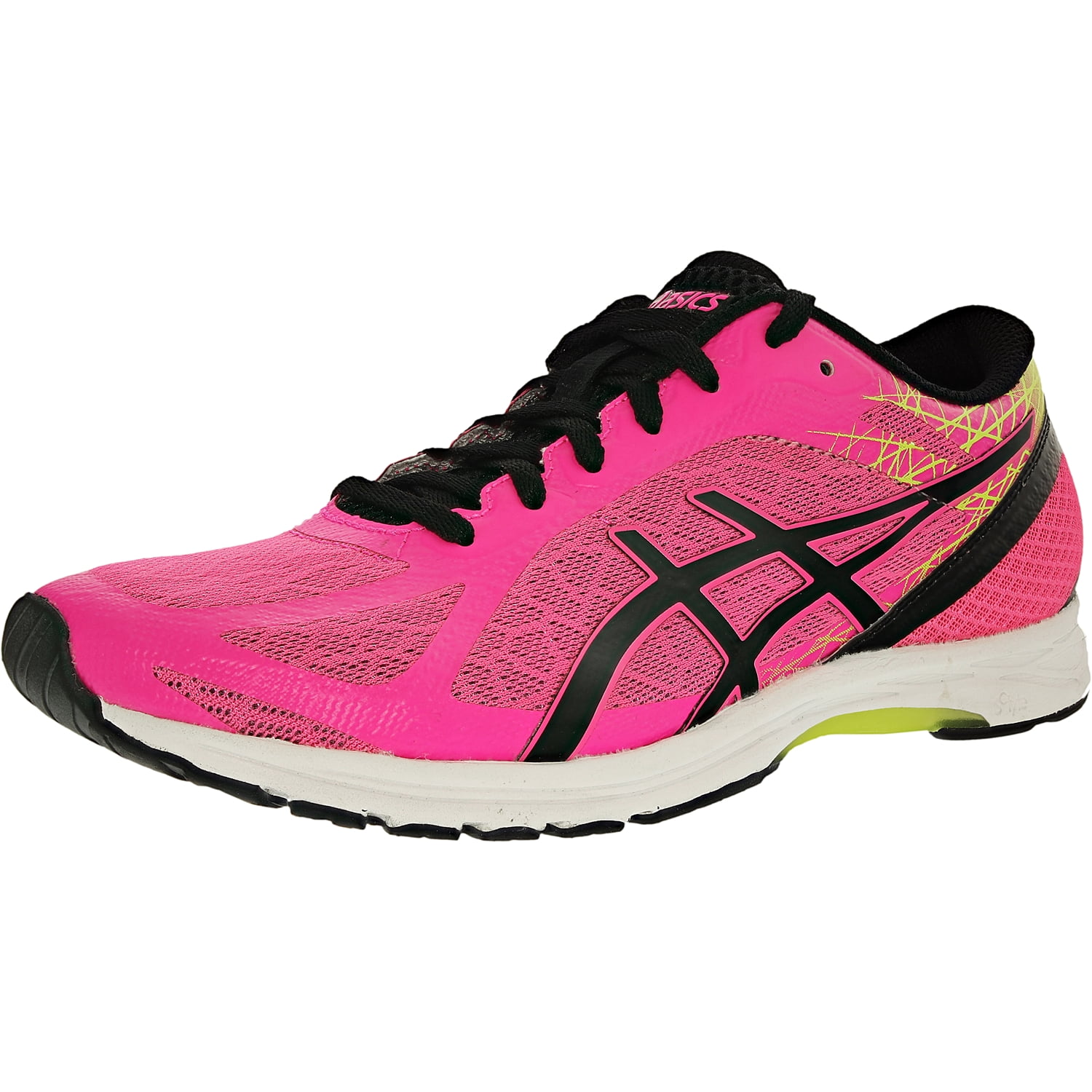 Asics Women's Gel-Ds 11 Hot Pink/Black/Flash Yellow Ankle-High Running Shoe 10M -