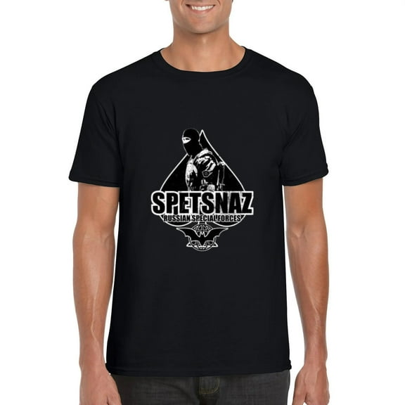 Spetsnaz Distressed Russian Special Forces Military Unit T-Shirt, for men & women, up to size 5XL