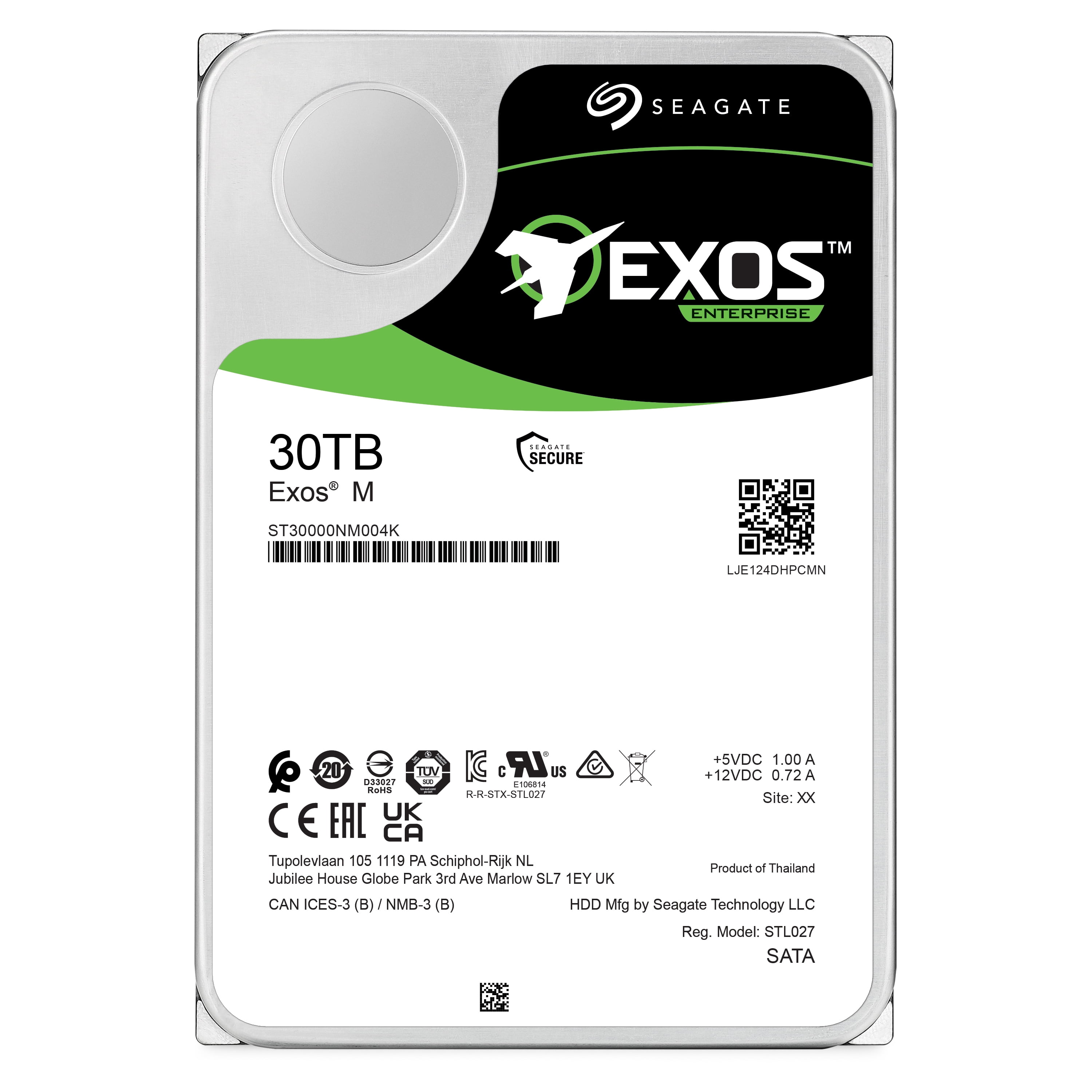 Seagate Exos M 30TB Internal Hard Drive