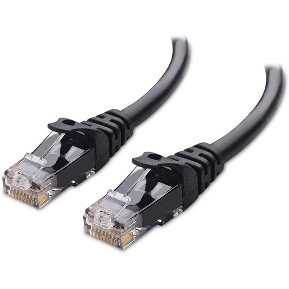 Cable Matters Snagless Cat6 Ethernet Cable (Cat6 Cable, Cat 6 Cable) in Black 20 Feet