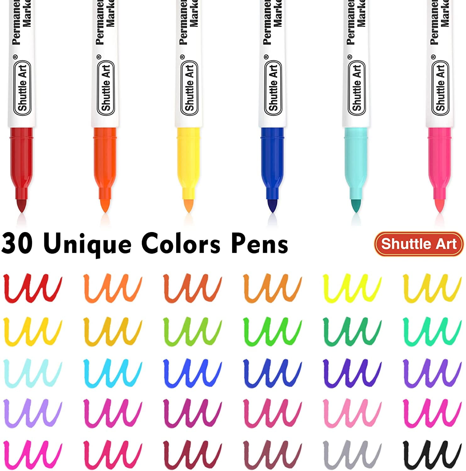48 Pc 5 Bulk 4 Sets of Wonderful Wood Markers - 12 Colors per Set - Yahoo  Shopping