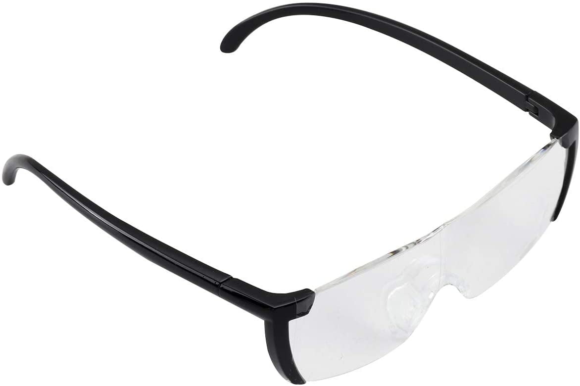160% Vergrößerungsbrille Lupenbrille Zauberbrille Brille Lupe Vergrößerung Etui 