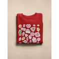 thumbnail image 3 of Cluttered Teen Stickers Sweatshirt Women -Image by Shutterstock, Female 3X-Large, 3 of 4