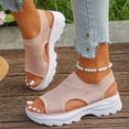 thumbnail image 4 of Dakaela Womens Walking Sandals Arch Support Platform Orthotic Slingback Summer Shoes Plantar Fasciitis Casual Open Toe Sport Sandal Pink Size 6, 4 of 9