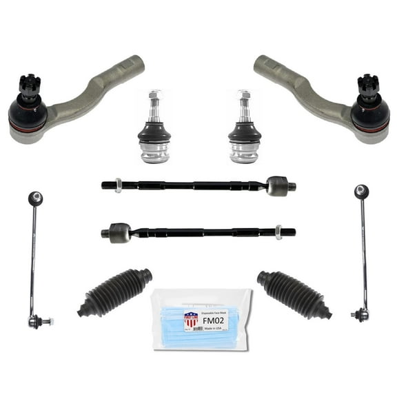 Tie Rods Ball Joints Sway Bar Links Chassis Kit 2015-2019 Subaru Outback 10pc