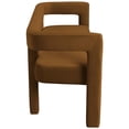 thumbnail image 5 of Meridian Furniture Athena Saddle Velvet Bench, 5 of 34