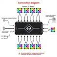 thumbnail image 2 of Controlador ARGB PWM Control Remoto Inalámbrico Hub de Ventilador Controlador PWM ARGB Adaptador de Concentrador Computadora PC Caja Caja Radiador, 2 of 5