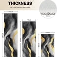 thumbnail image 4 of Gray and Gold Marble Golden Lines Pattern Kitchen Rugs Sets Of 3,Kitchen Runner Rugs Non Skid Washable,Decorative Kitchen Floor Mats for Kitchen,Sink,Laundry,17"x30"+ 17"x47" + 17"x59", 4 of 6