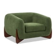 thumbnail image 4 of Miekor Furniture Alpine 44" Sherpa Arm Chair, Moss Green Fleeced Teddy MK7718, 4 of 9