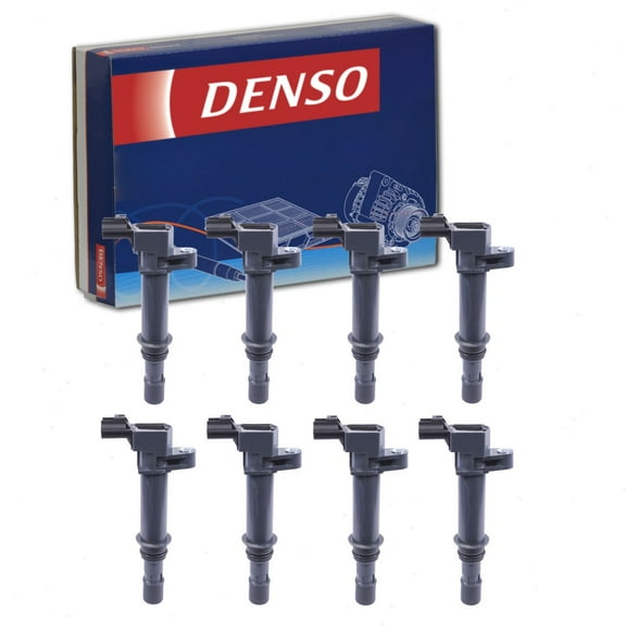 8 pc DENSO Direct Ignition Coils compatible with Dodge Dakota 4.7L V8 2000-2007