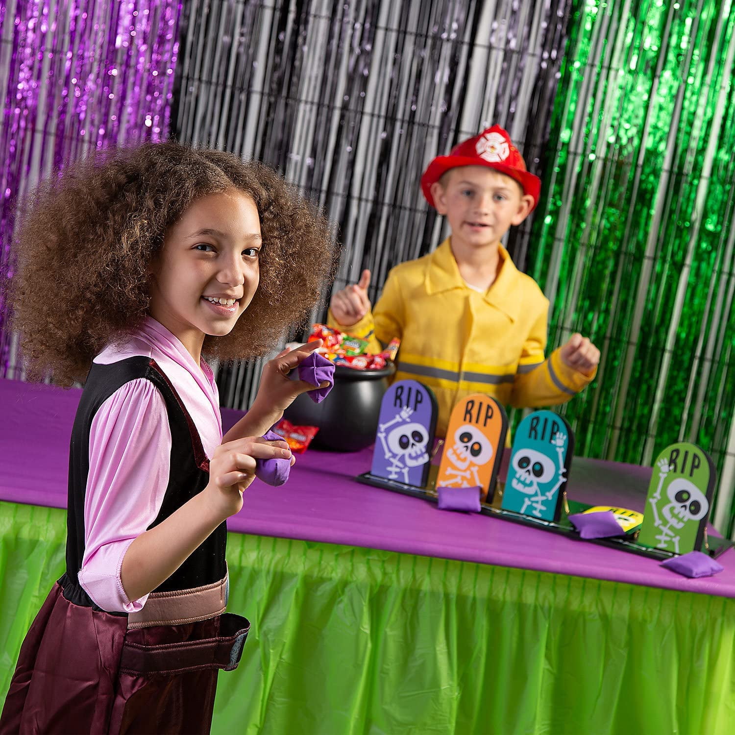 Halloween Skeleton Bean Bag Toss Game 1 Set