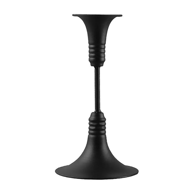 1 candelabro de Metal Retro para el hogar, candelabro para mesa de comedor, taza para velas, negro ShuxiuWang 8390605888595