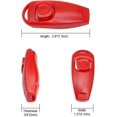 thumbnail image 3 of Clicker de entrenamiento de perro, 4 piezas de silbato de perro Clicker 2 en 1 silbato y clicker con pulsera, juego de clicker de entrenamiento de mascotas Feliz Sencillez, 3 of 5