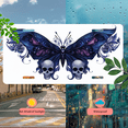 thumbnail image 3 of 1 Pcs 2D Flat License Plate Covers & Frames, Butterfly with Skulls For Decorative Front, Waterproof For Decoration Aluminum License Plate Covers & Frames Cover For Men Women, 12" X 6", 3 of 5