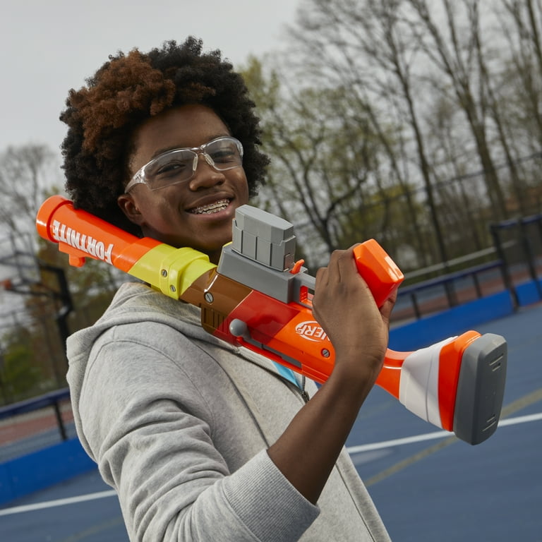 Nerf Fortnite HR Dart Blaster with Rotating Bolt Action and 6