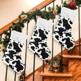 thumbnail image 7 of GZHJMY Christmas Stockings 2PCS,Cow Pattern Big Xmas Stockings Gift Decorations and Party Supplies,Used for Fireplace Decoration Socks Christmas Tree Decoration, 7 of 7